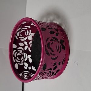 Pink Rose Paperclip Bowl